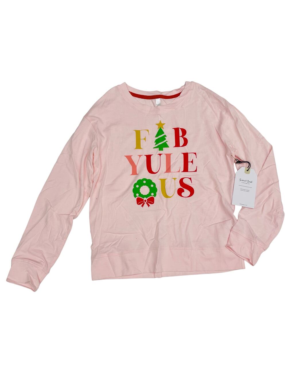 NWT Sweet Soul Size L (12/14) Fab Yule Ous Tee